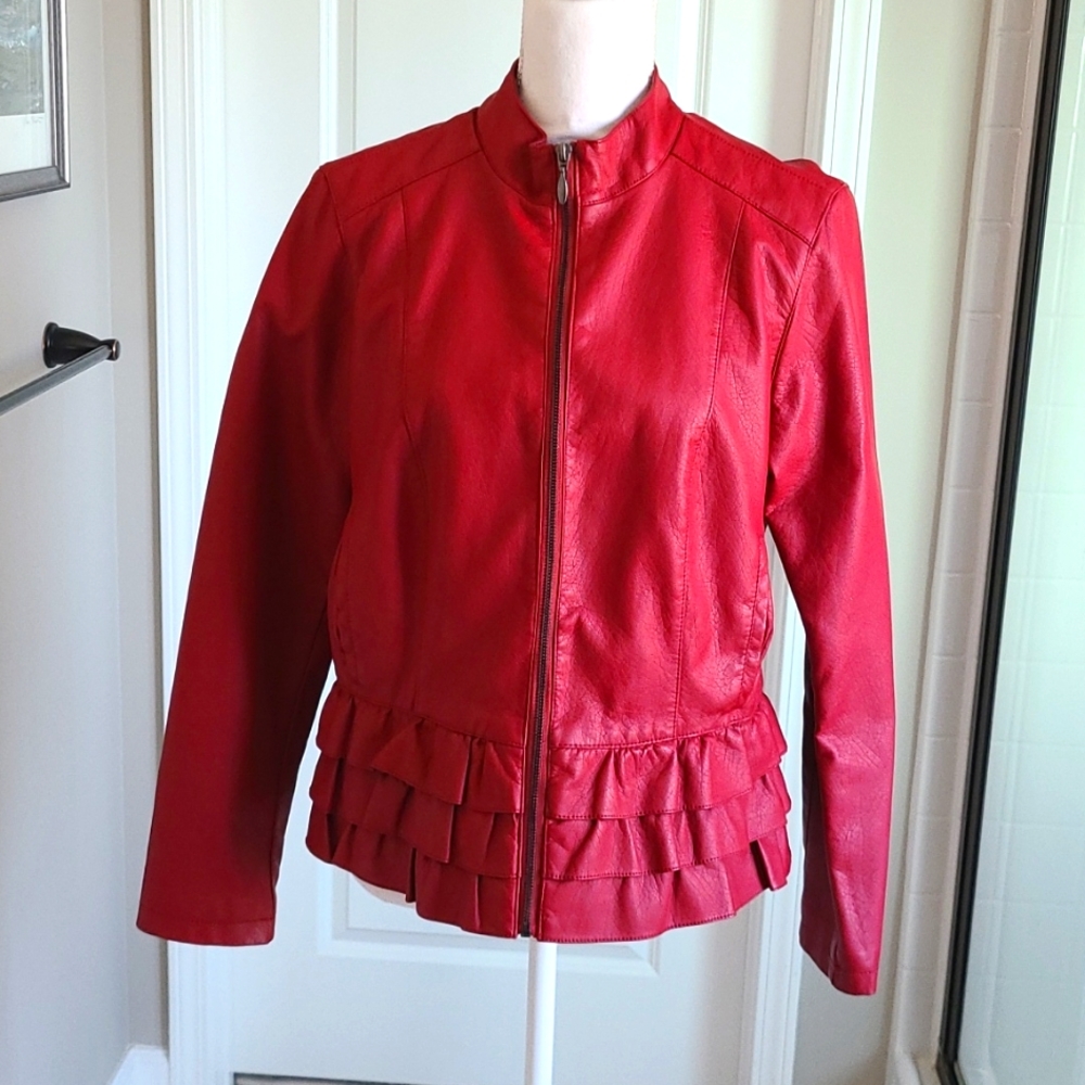 Womens leather jacket